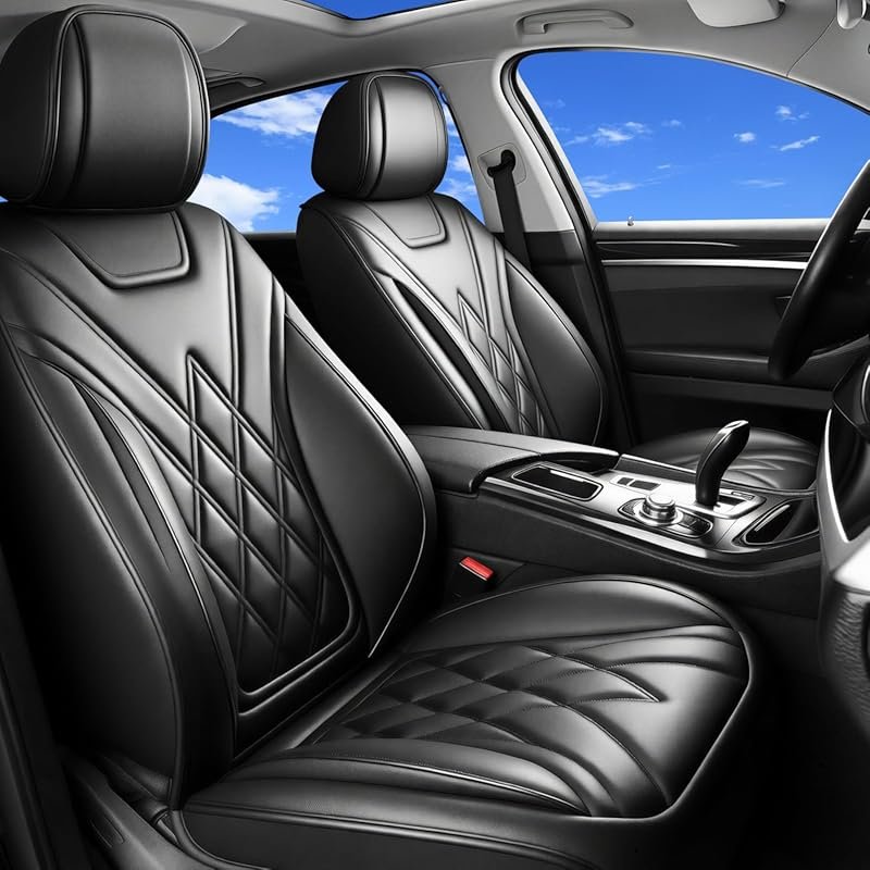 Waterproof Breathable Leather Seat Covers for Ford Ranger 2007-2026 Al