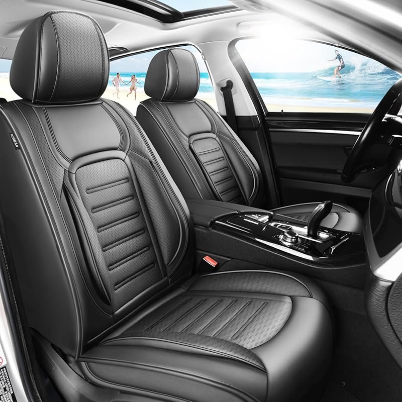 Premium Leather Seat Covers for Kia Sorento (2007-2026) - Breathable, 