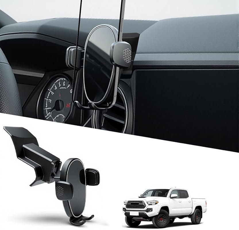 360° Adjustable Dashboard Phone Mount for Toyota Tacoma 3rd Gen (2016-