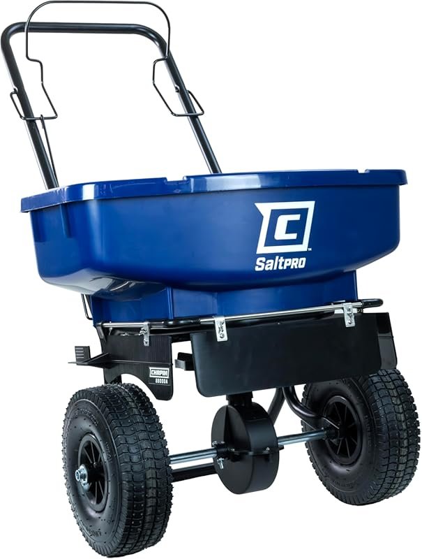 Chapin 88000A SaltPro Walk-Behind Broadcast Spreader, 80Lbs, Spiked Au