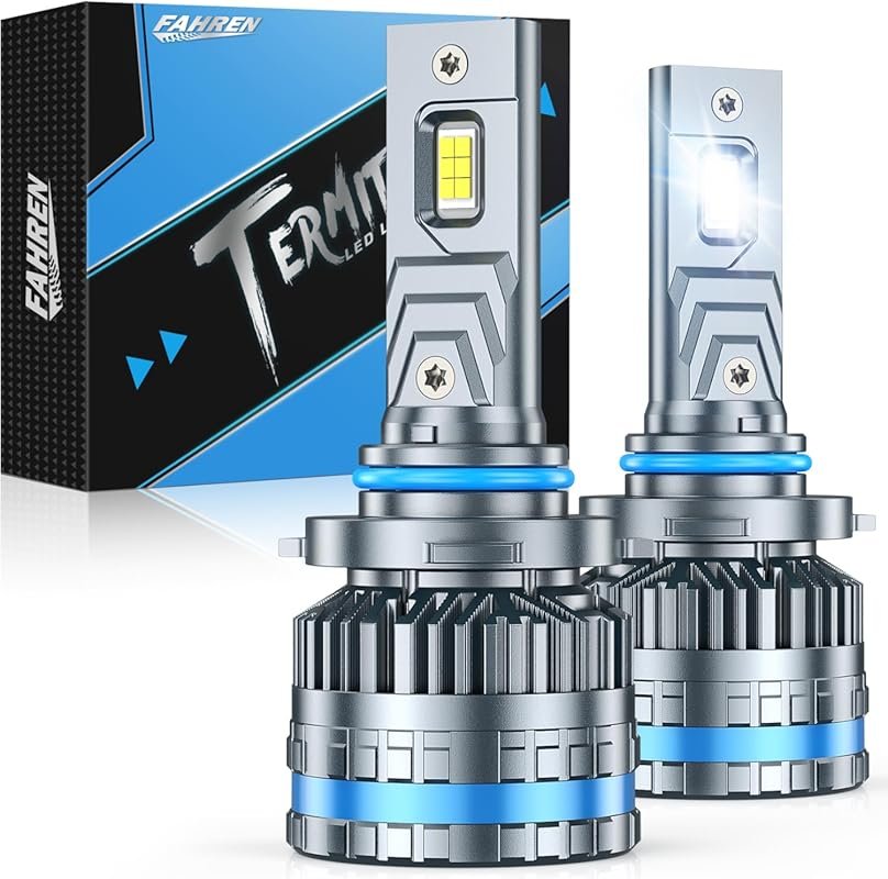 FAHREN 9005 LED Headlight Bulbs: Upgraded 70,000LM 6500K Cool White 36