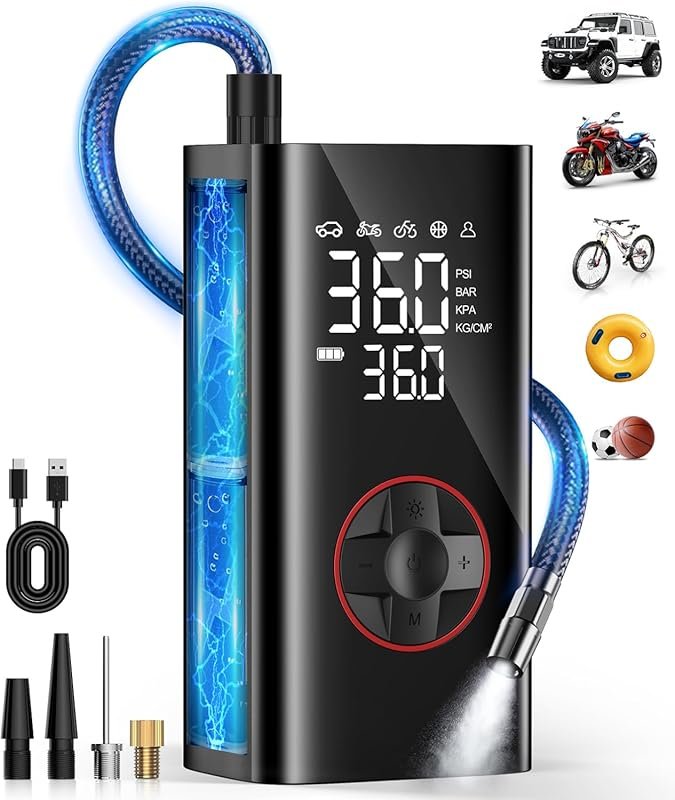 Tire Inflator Portable Air Compressor
