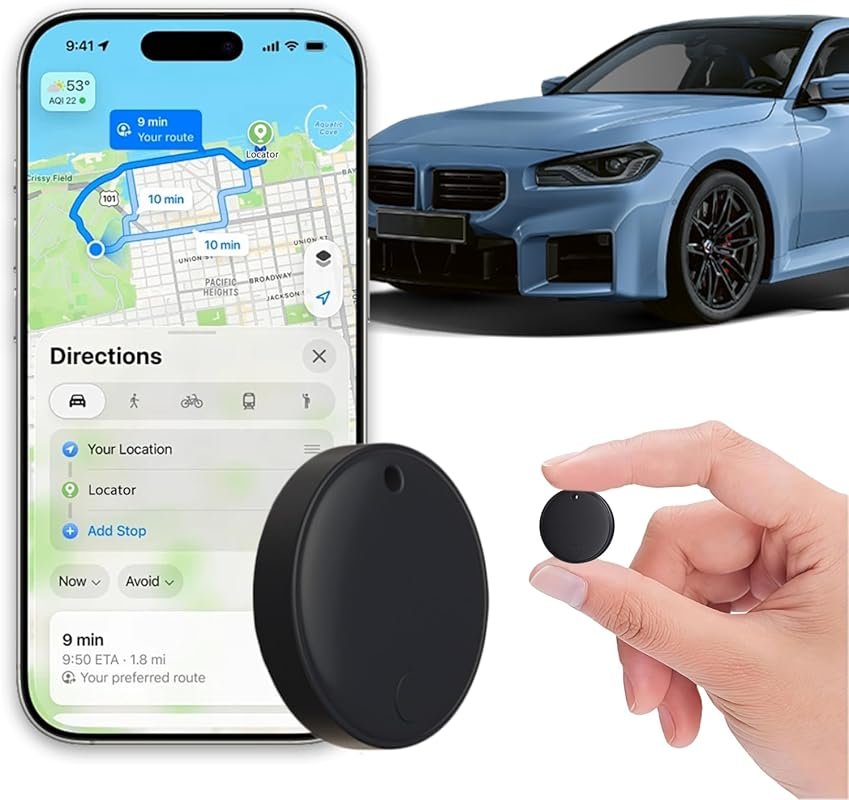 Mini GPS Tracker for Cars, Pets, and People with No Subscription for A