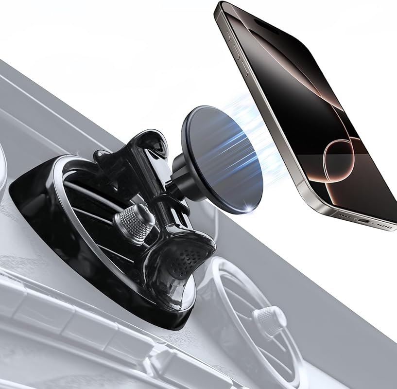 MagSafe Car Mount for Mercedes-Benz GLC with Round Air Vent Holder