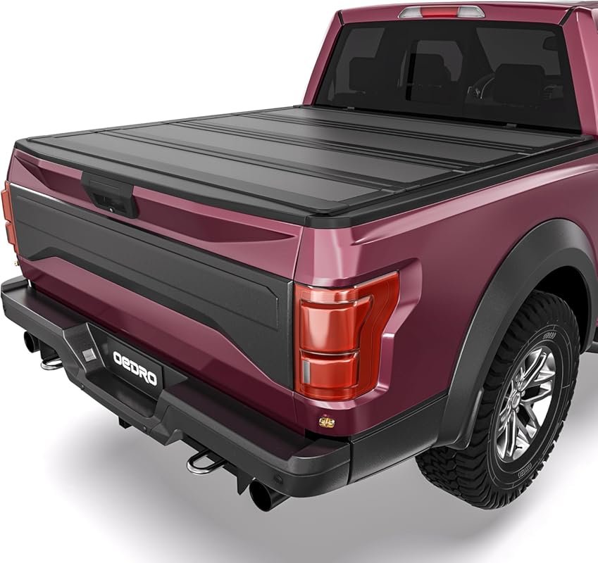 OEDRO Hard Quad-Fold Low-Profile Tonneau Cover for 2015–2026 Ford F-150 &
