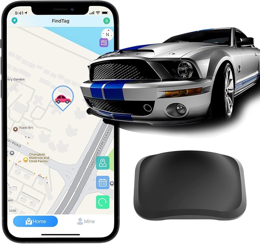 Real-Time Mini GPS Vehicle Tracker with Magnetic Design and No Monthly