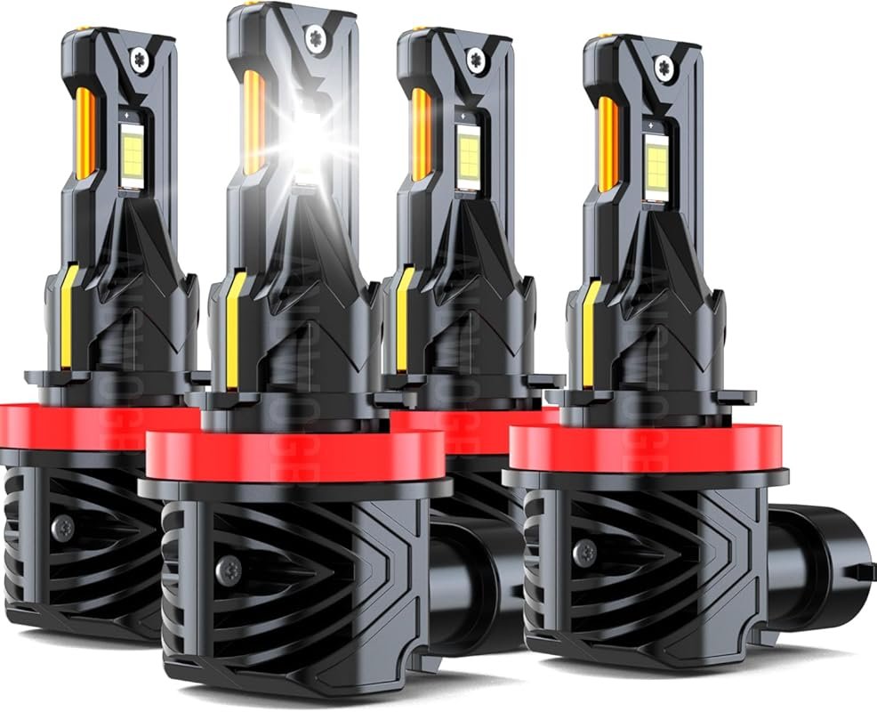 Toyota Tacoma Headlight Bulbs 2016–2024, 48,000 Lumens, 800% Brightnes