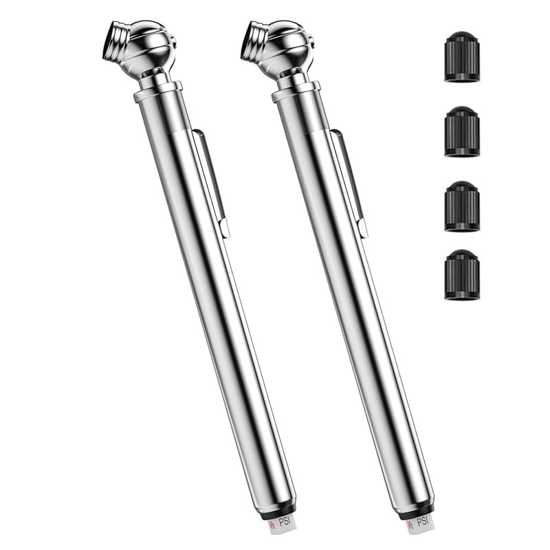 Pencil Tire Pressure Gauge 2 Pack, 10