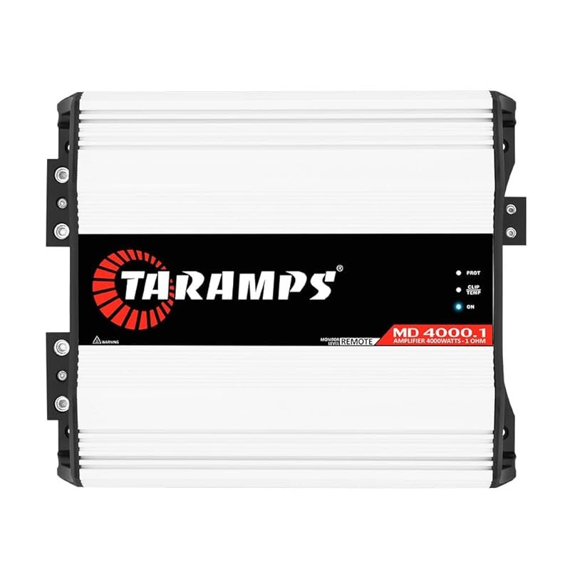 Taramps MD 4000.1 1 Ohm Car Audio Amplifier, 4000W RMS Full Range Digi