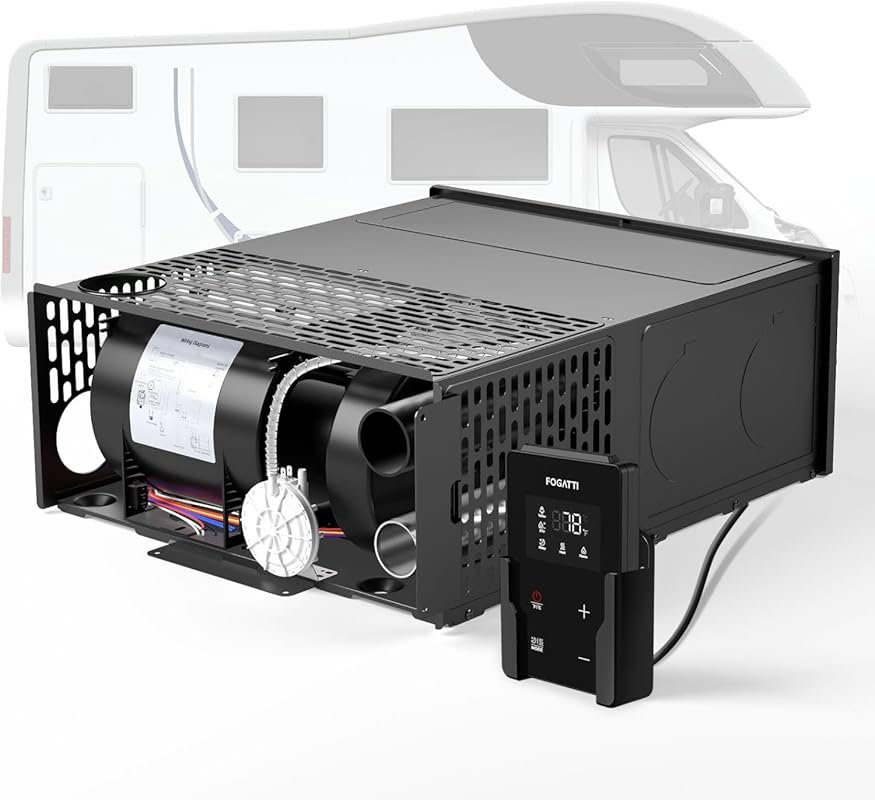 This FOGATTI RV Furnace provides 35,000 BTU of efficient heating with 