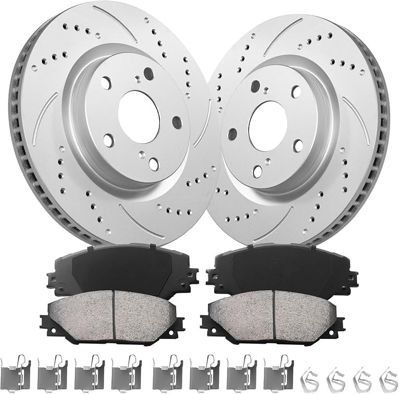 Anpulsero Front Brake Pads And Rotors Kit Compatible with 2006