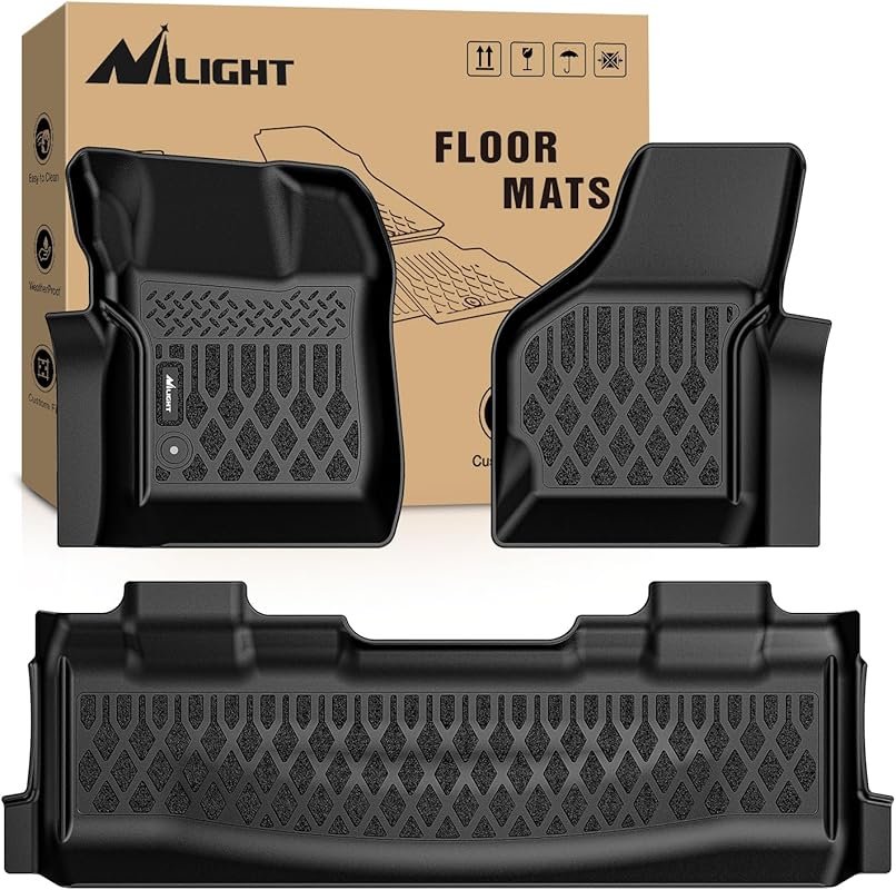 All-Weather TPE Floor Mats for Ford F-250/F-350/F-450 Super Duty Crew 