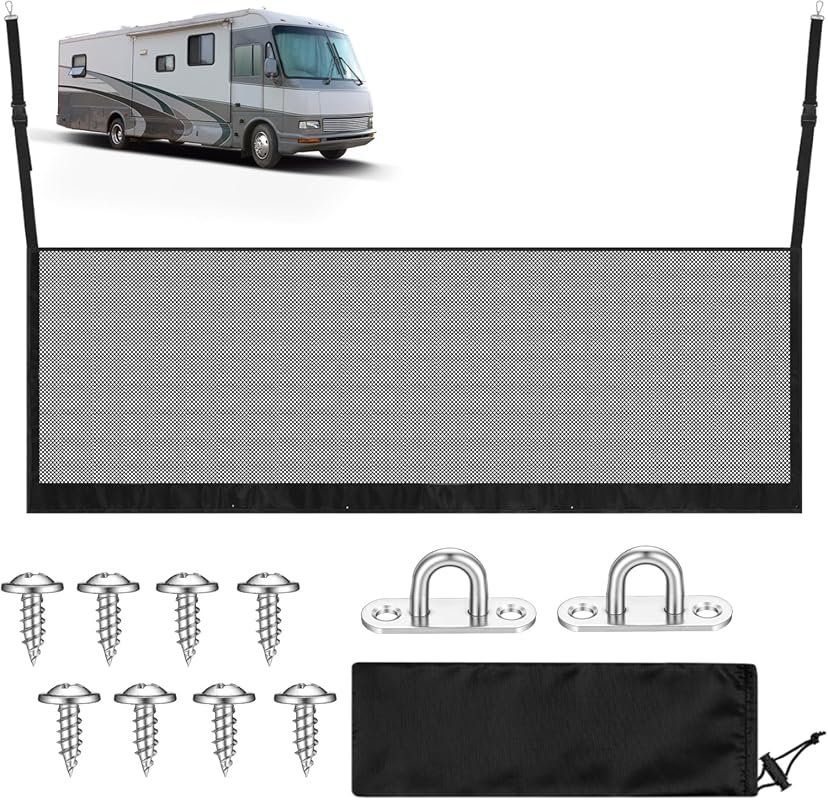 RV Bunk Bed Safety Net with Hardwares 59 x 19.7 Adjustable Bunk Nettin