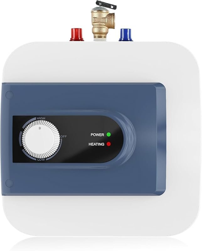 2.64-Gallon Mini Tank Electric Water Heater for On-Demand Hot Water Un