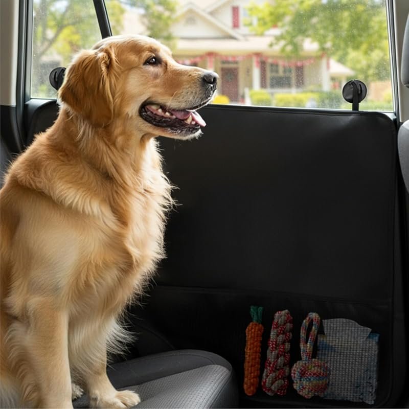 2 Pack Dog Car Door Protector, Waterproof Scratch-Resistant Vehicle Door Covers