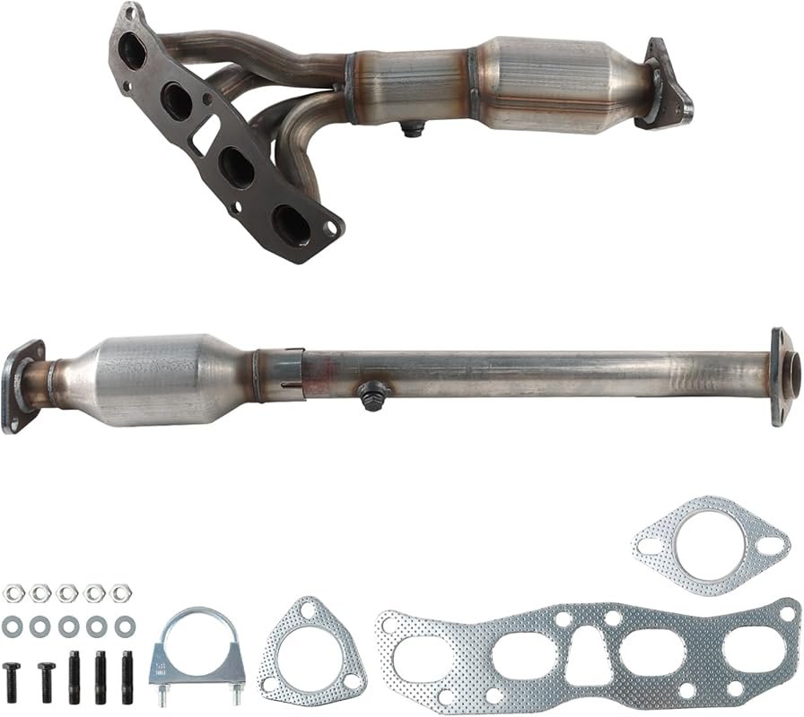 Front and Rear Manifold Catalytic Converter Kit for Nissan Frontier 20
