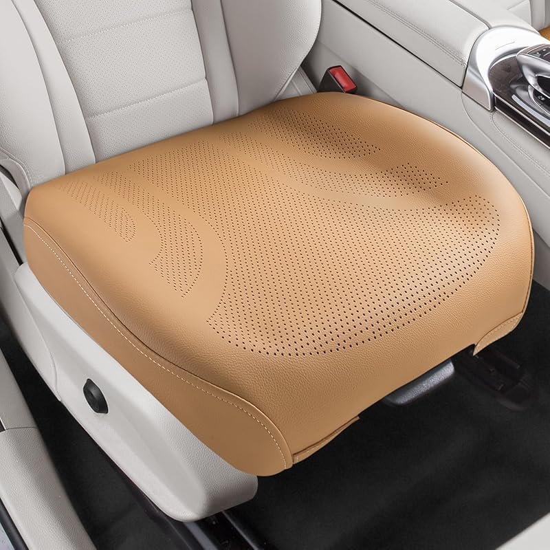 1 Piece Front Leatherette Seat Covers Faux Leather Bottom Car Seat Cov