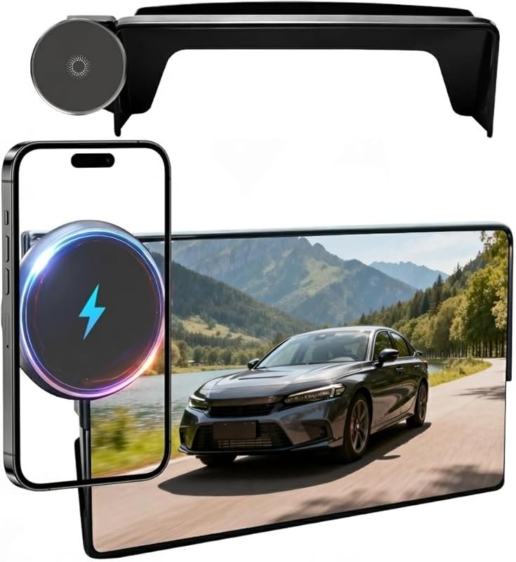 Wireless Car Charger for Honda Civic 11th Gen & Acura Integra with 7