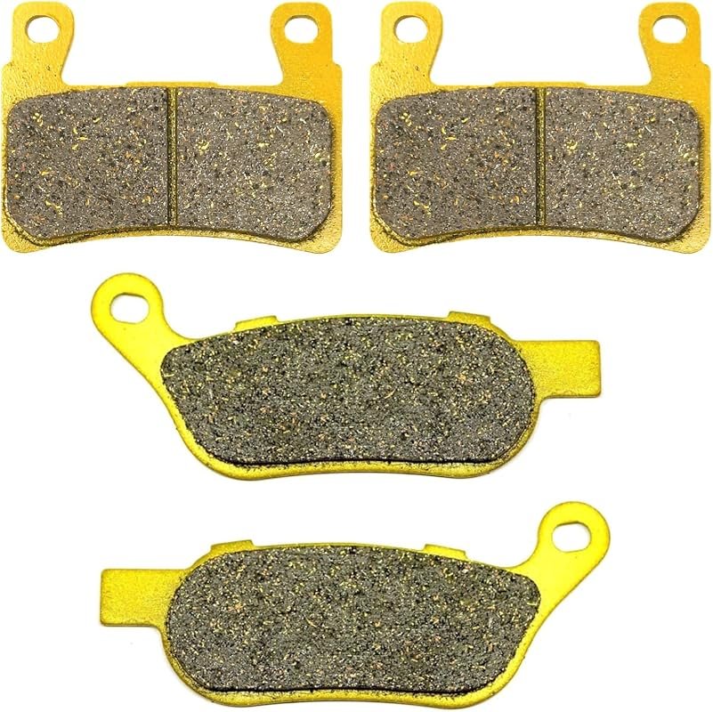 Front and Rear Brake Pads for Harley Heritage Softail Classic 2015-2017