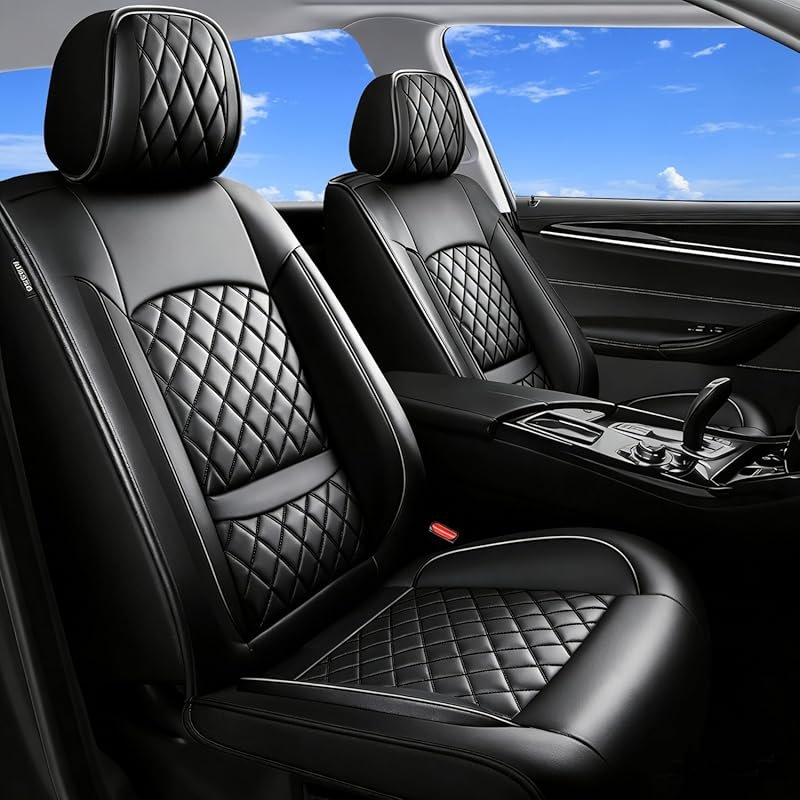 Fit Escape Car Seat Covers for 2001–2026 Ford Escape – Luxury Leather,