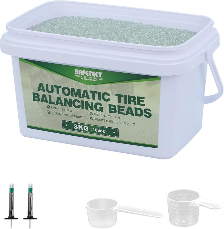 Tempered Glass Tire Balancing Beads 3kg for Heavy-Duty Trucks Trailers