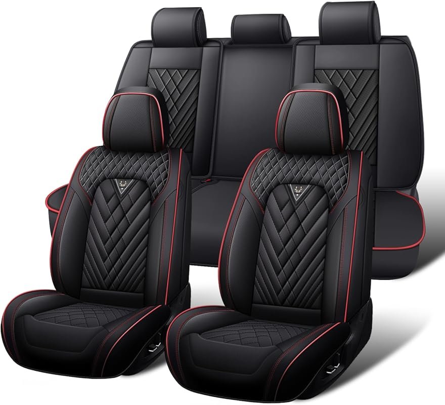 Car Seat Covers for Ford Escape 2001–2026 – Waterproof Nappa Leather, 