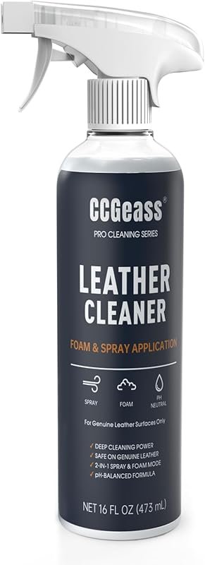 Leather Cleaner 16oz | Interior Cleaner for Car Seats, Furniture, Couc