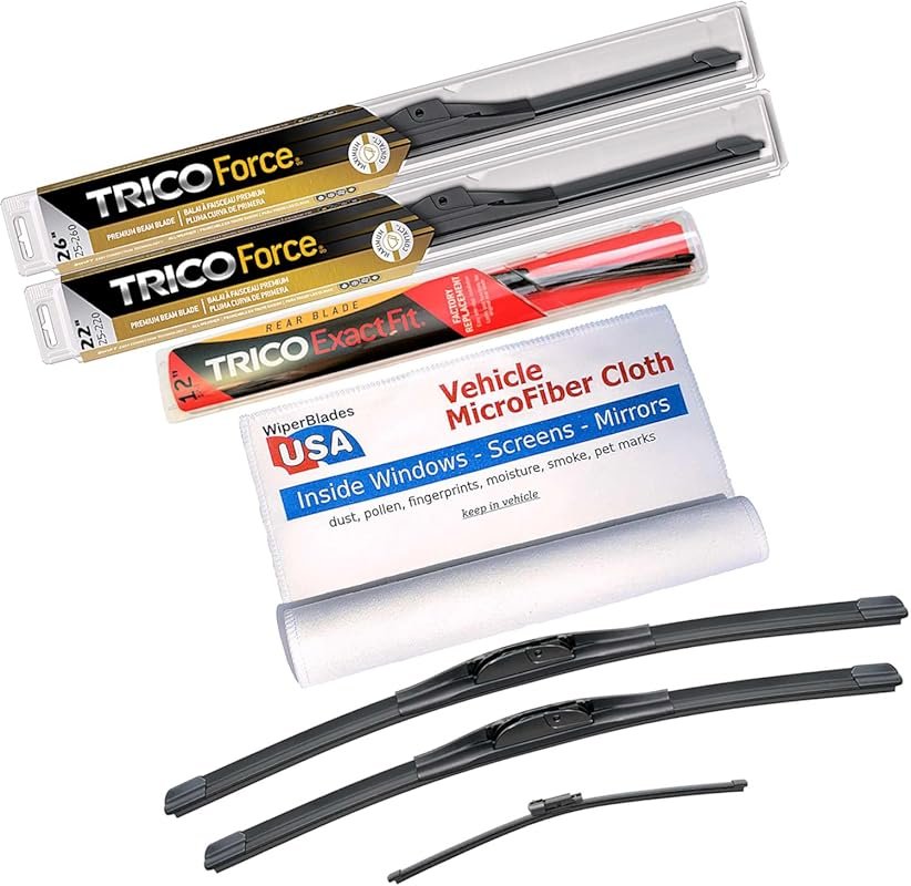 Performance Beam Wiper Blades for Porsche Cayenne 2019 – Front & Rear