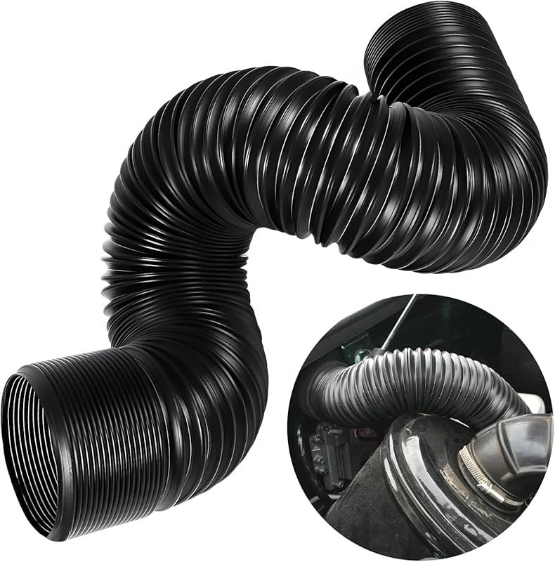 Sun Walker 3-Inch Cold Air Intake Pipe with Adjustable Length and High