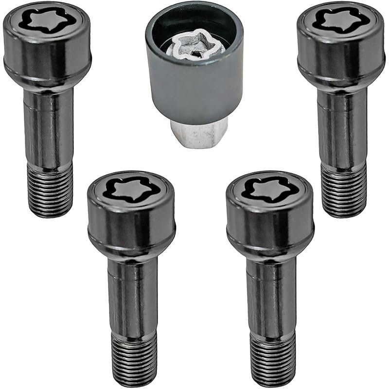 Lockable Wheel Rim Locks M14x1.5 – Compatible with Mercedes-Benz AMG C