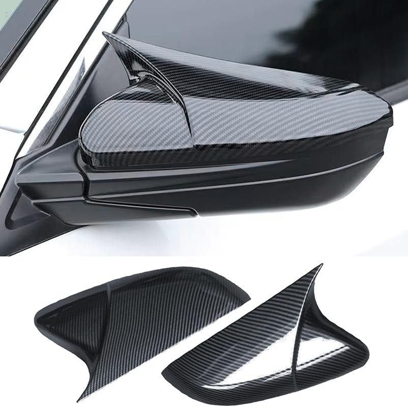 Side Rear View Mirror Cover Compatible with 10th Honda Civic 2016