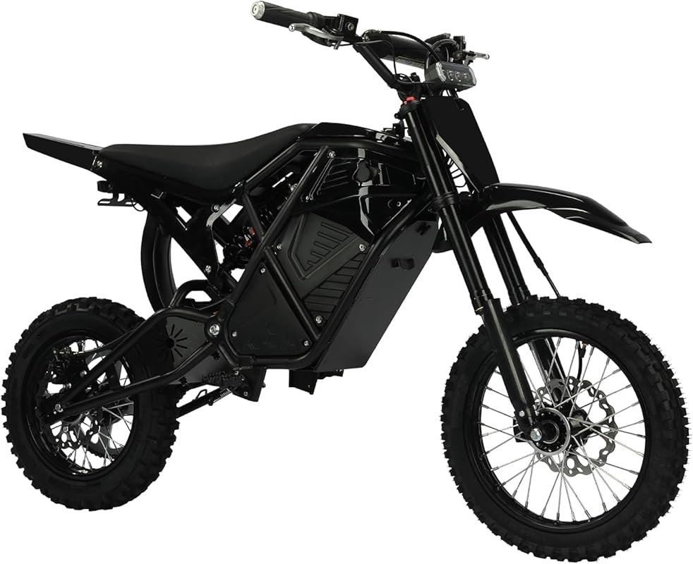 RM7 Electric Dirt Bike with 2200W Motor, 37 MPH Top Speed, and 45-Mile
