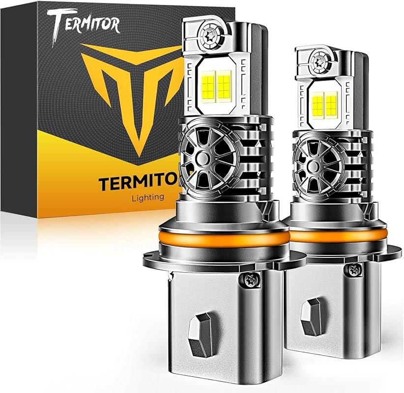 9007/HB5 LED Bulbs with 70,000LM Brightness, 6500K Cool White, IP68 Wa