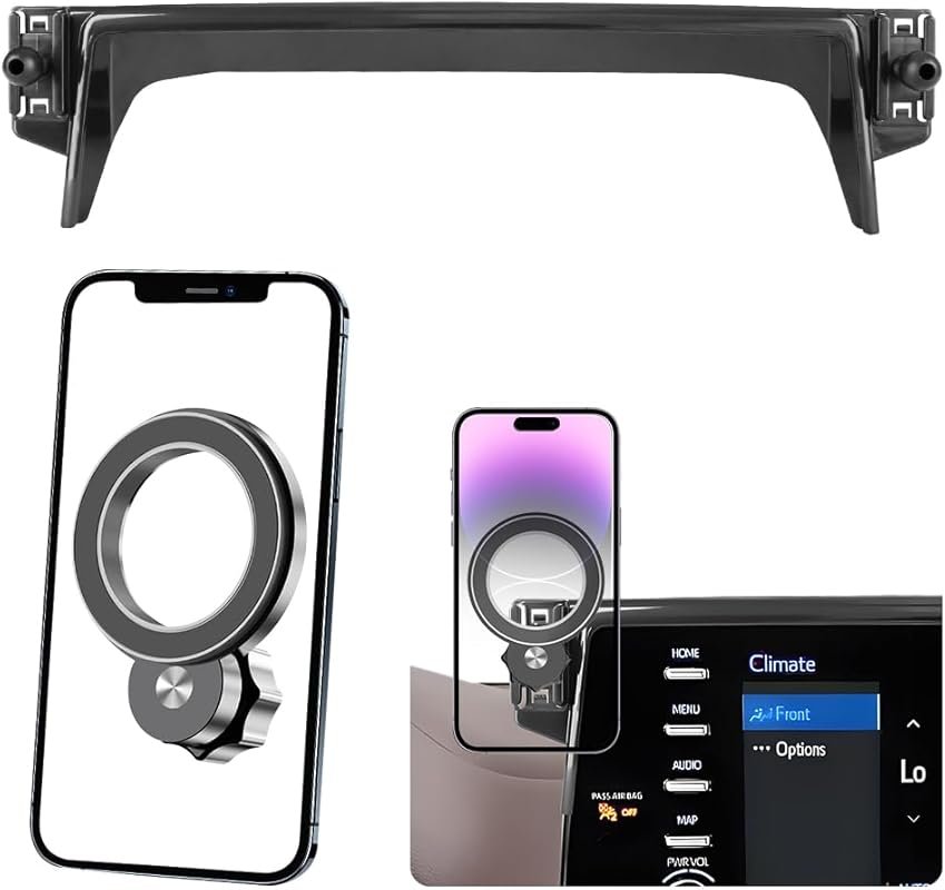 Car Magnetic Phone Mount for Toyota Sienna 2021 2022 2023 2024 Auto In