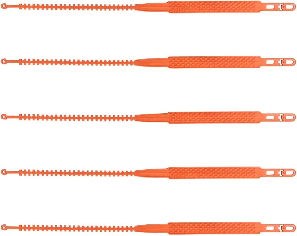 Compact reusable snow chains for SUVs and light trucks, ideal for ice,