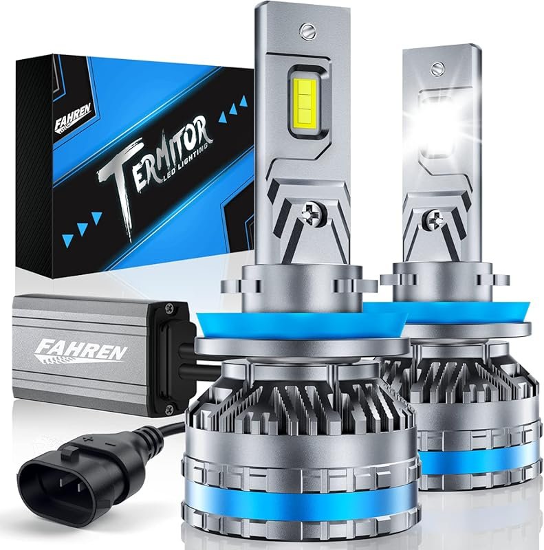FAHREN Ultra Bright H11 Fog Bulbs,Upgraded 120W 80000LM H8/H9 Bright L
