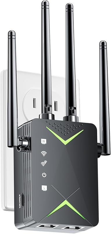 Whole Home WiFi Extender with 15000 Sq Ft Range for 60 Devices and Plu