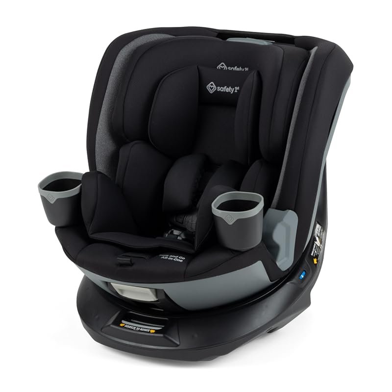 Safety 1st Turn and Go 360° Rotating All-in-One Car Seat, Black Beauty