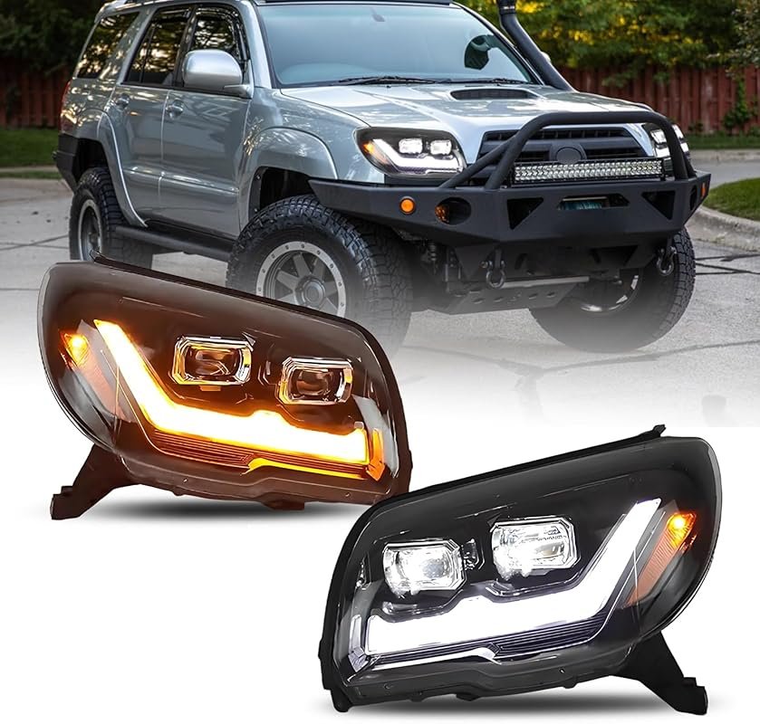 HCmotion LED Headlights for 2003-2009 Toyota 4Runner with Startup Anim