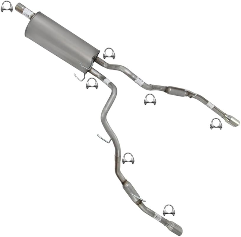 Northeastern Exhaust Direct-Fit Muffler and Tail Pipe Kit for 2011-201