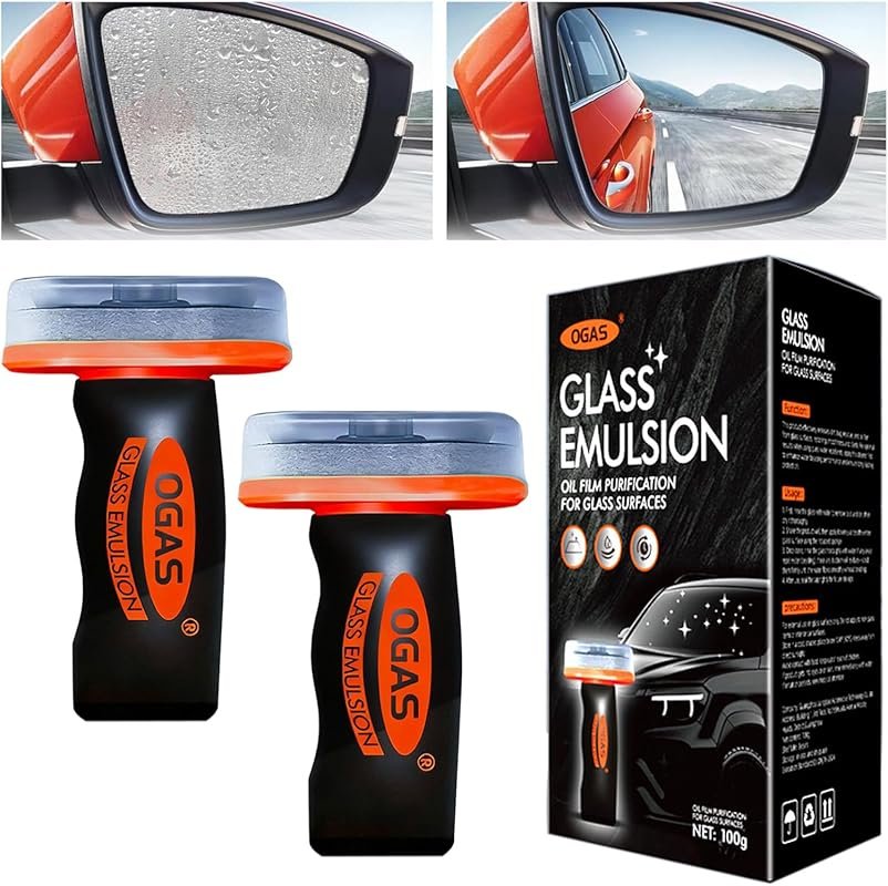 Glass Oil Film Cleaner for Car Windshield – Improves Clarity & Visibil