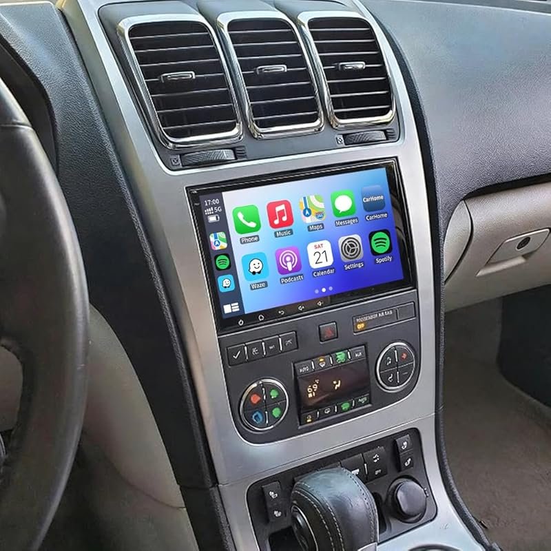 7-inch Double Din Car Stereo with Wireless CarPlay and Android 14 for