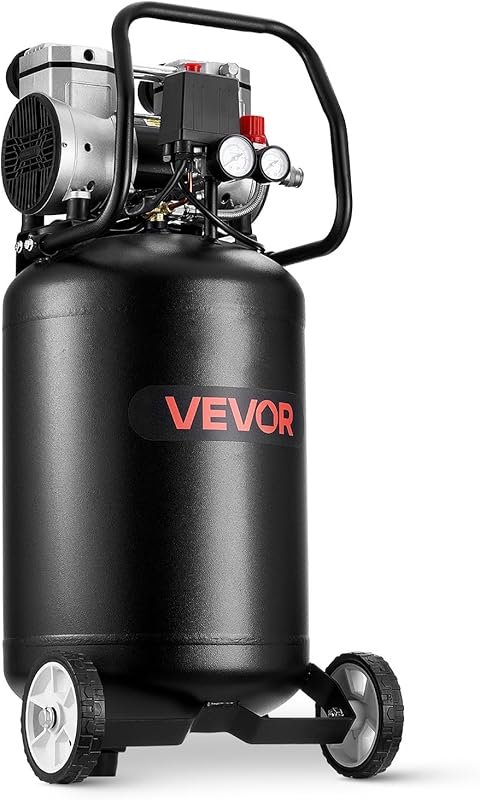 VEVOR 14-Gallon Portable Wheeled Air Compressor with 2HP Motor for Aut