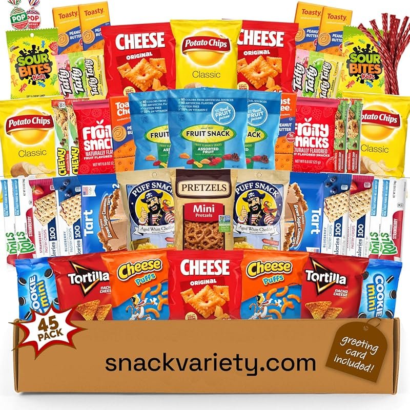 Snackvariety Snacks Box Variety Pack Care Package Valentines Treats G