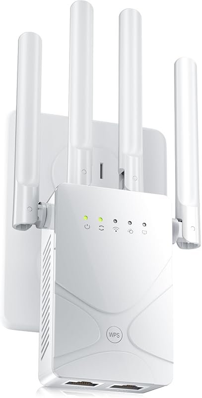 Home WiFi Extender with 15555 Sq Ft Range Mesh Wi-Fi Repeater Ethernet