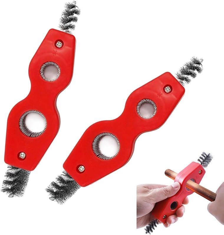 2PCS Car Battery Terminal Cleaner Spray with Brush & Steel Wire for Ca