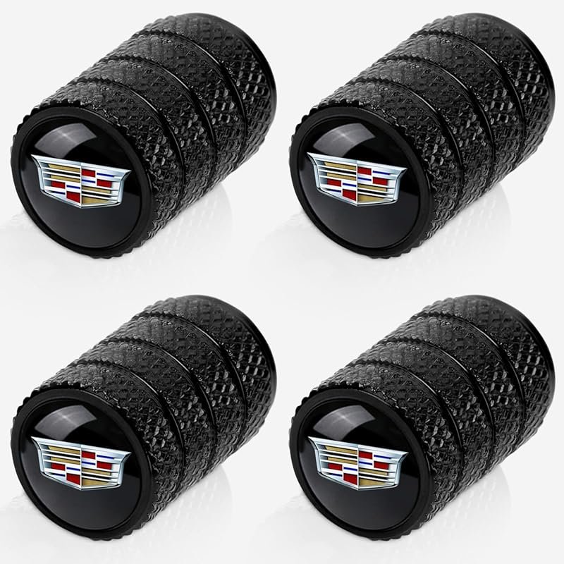 Universal Tire Valve Stem Caps Compatible with Cadillac Escalade CT4 C