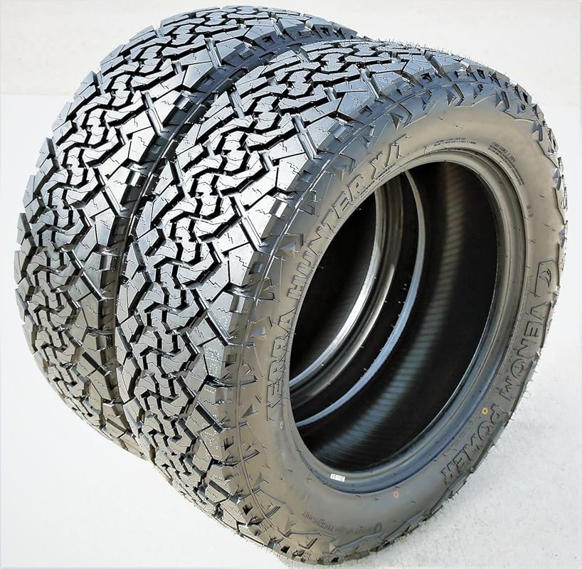 Set of 2 Venom Power Terra Hunter X/T All-Terrain Mud Tires for Trucks