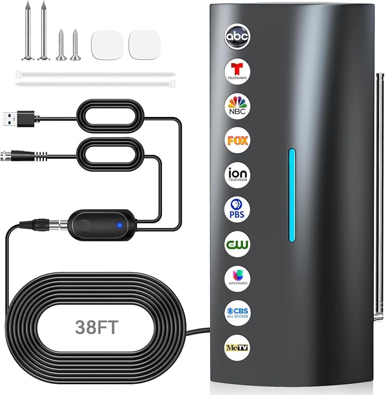 3600+ Miles Range Strongest TV Antenna,2026 Digital Antenna for Smart 