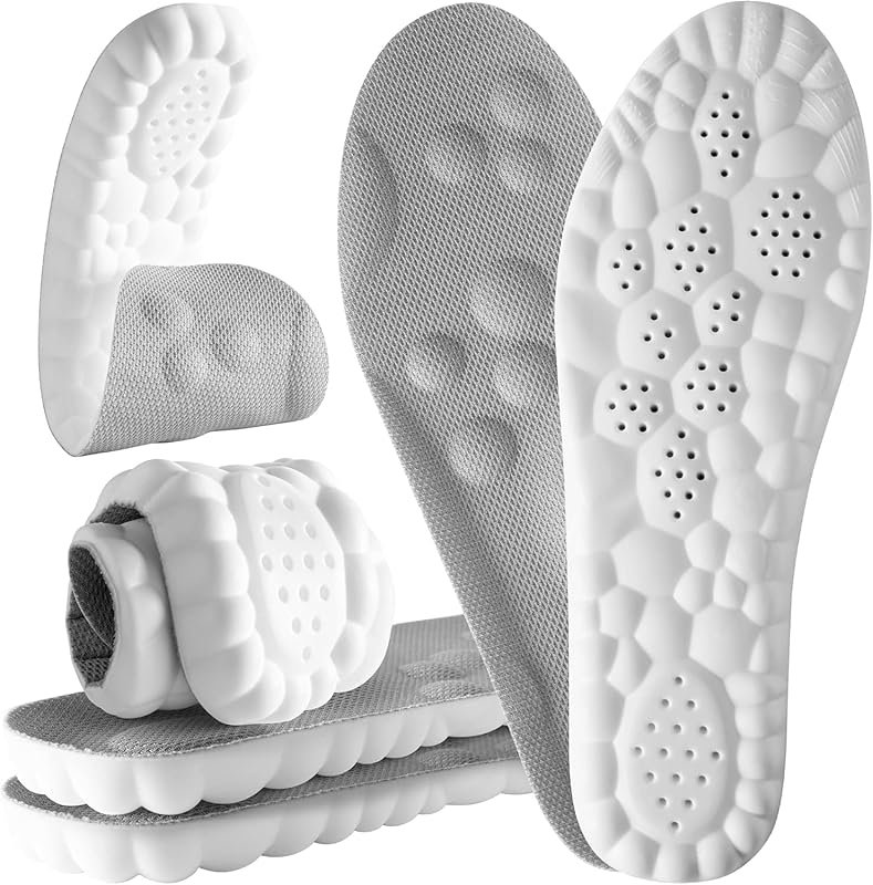 4D Cloud Stepper Insoles for Men and Women – Shock Absorption, Memory